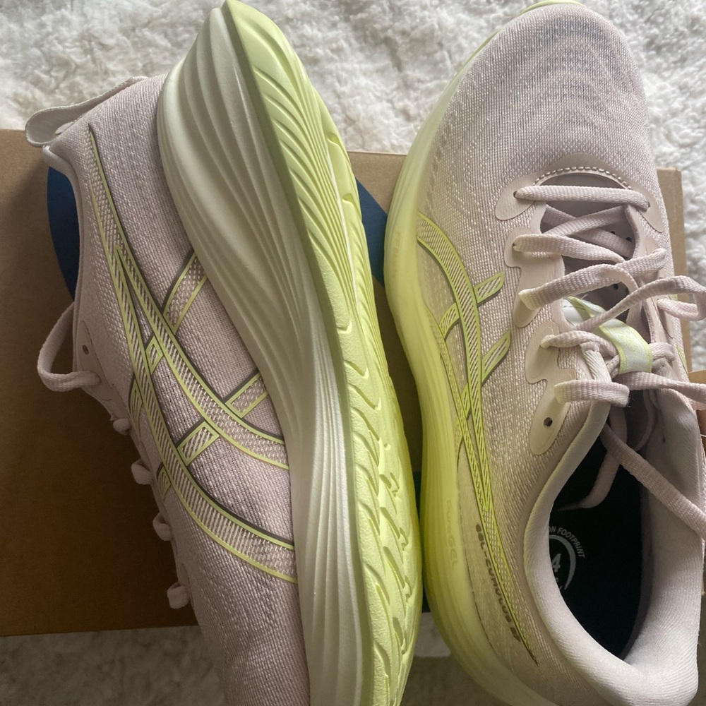 Asics Women's Running Shoes - Pink and Yellow
